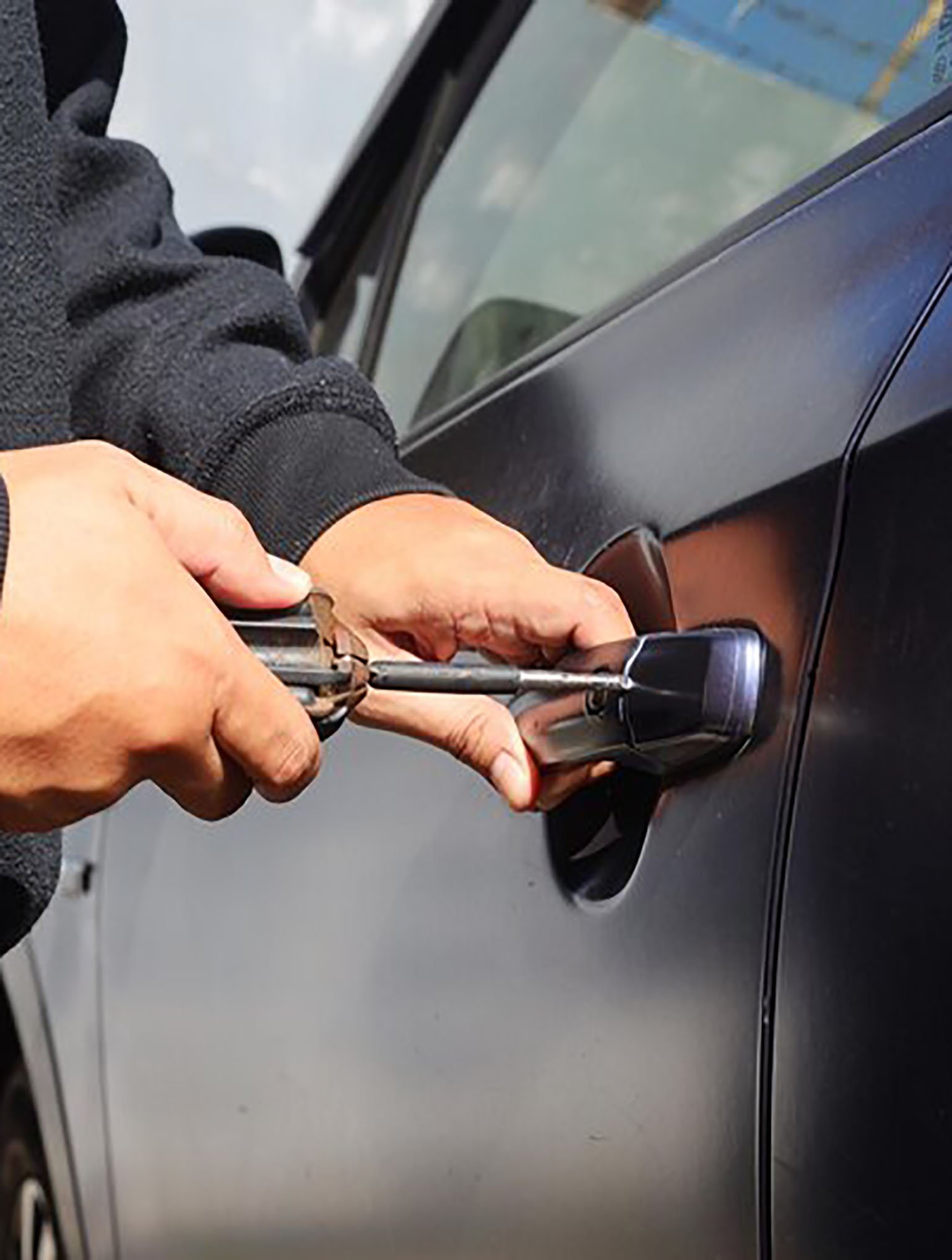 Automobile Door Lock Opening